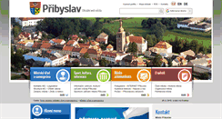 Desktop Screenshot of pribyslav.cz